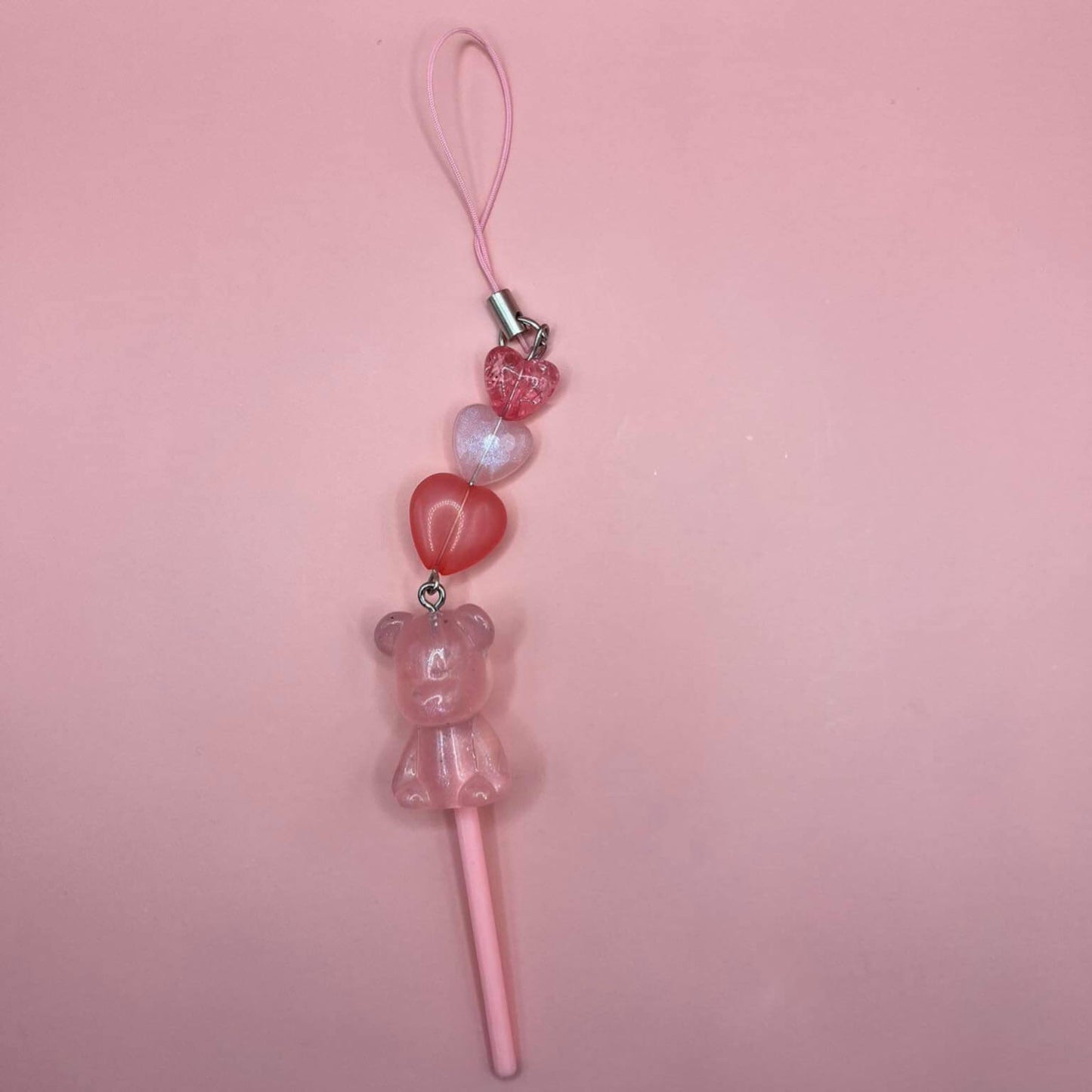 Pink Sparkle Teddy Pop