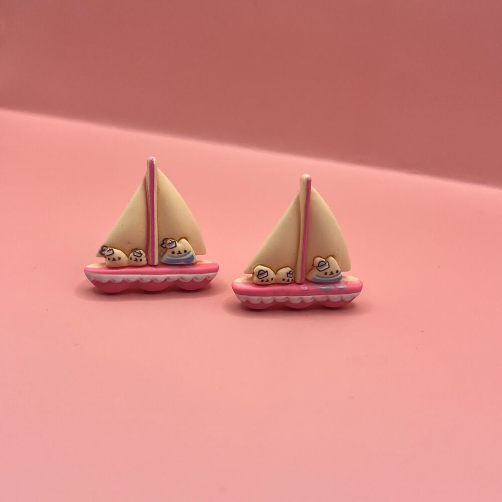 Sailing Kitty Clip-Ons