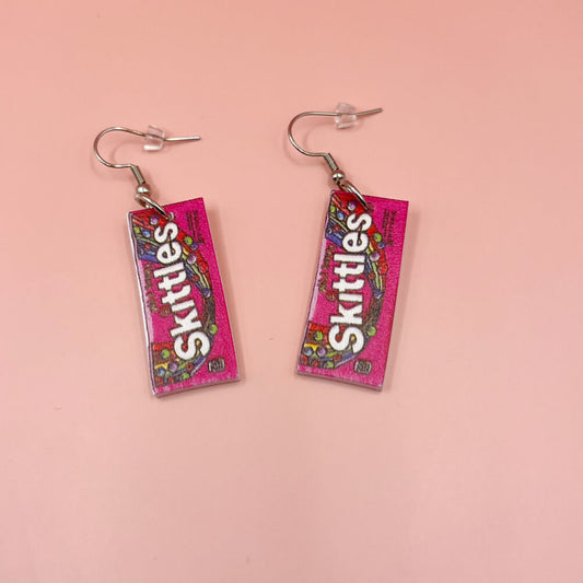 “Taste The Rainbow” Skittles Bag Dangles