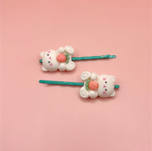 Kawaii Kitten Hair Pin - Twin Set