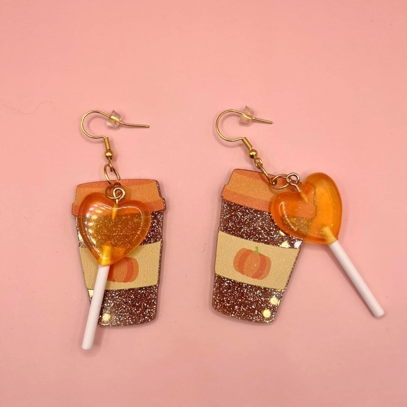 Orange Pop and Pumpkin Spice Dangles