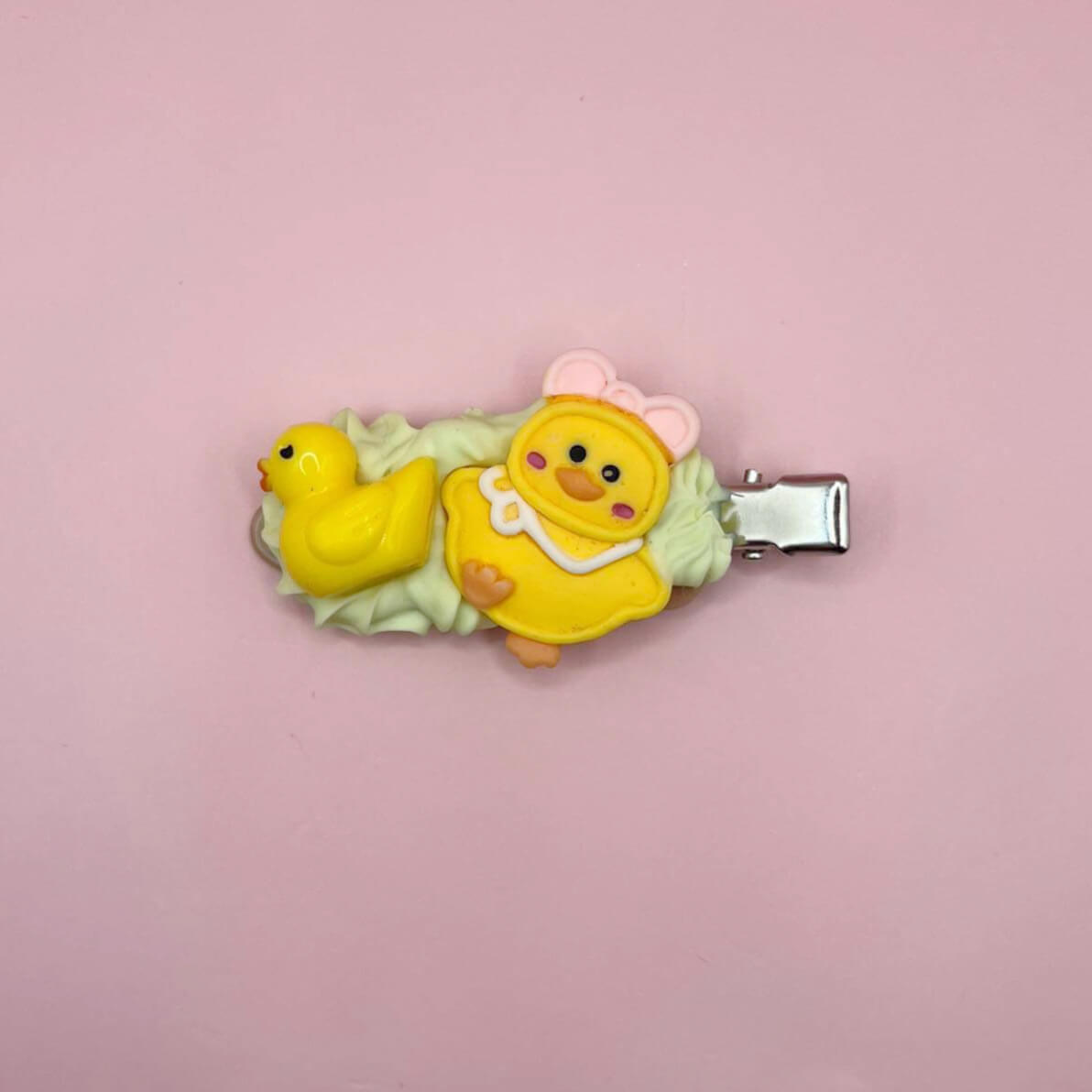 Decoden Hair Clip - Yellow Ducky