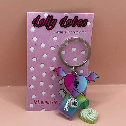 Pastel Horror Candy Keychain