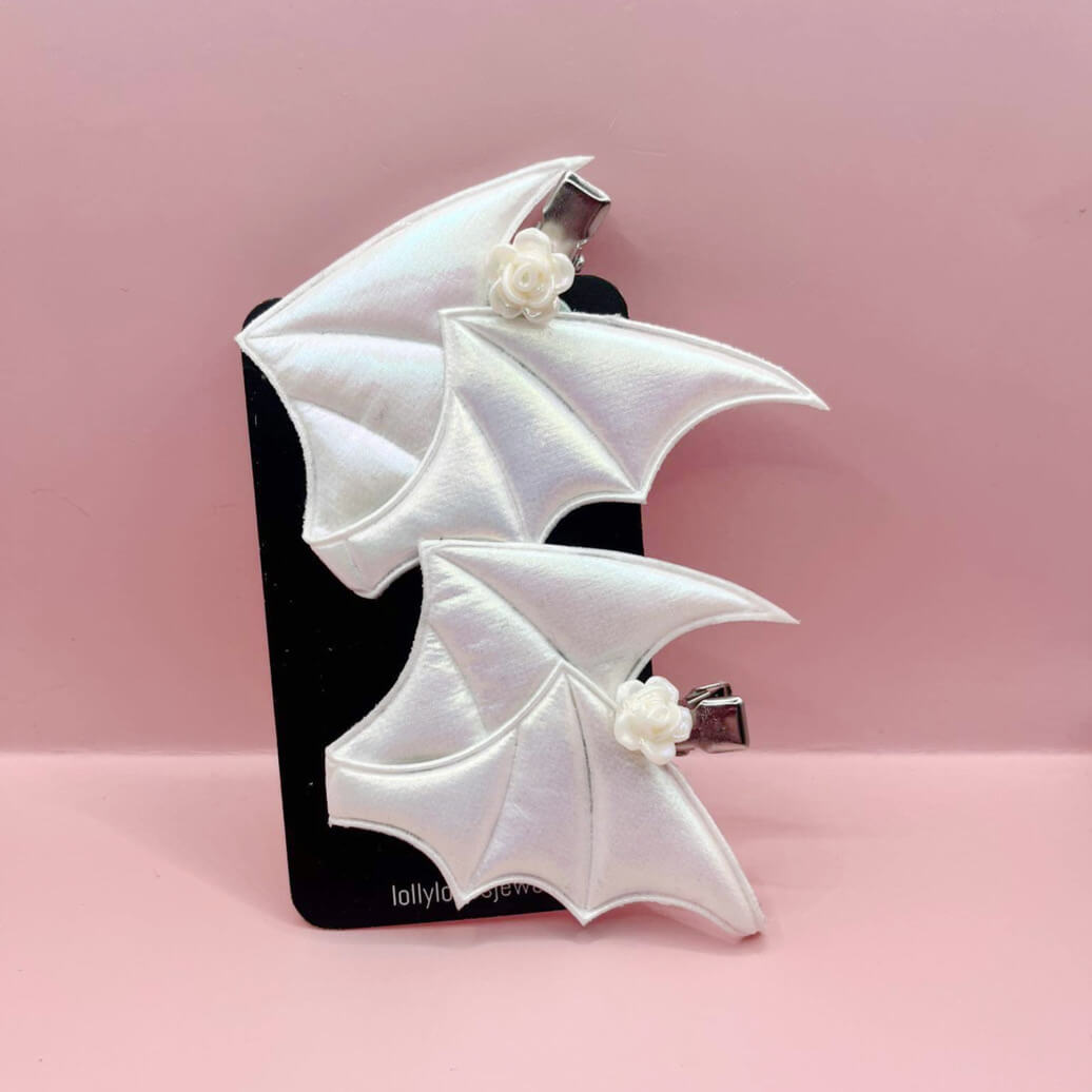 Pastel Bat Wing Hair Clip - Various Colours