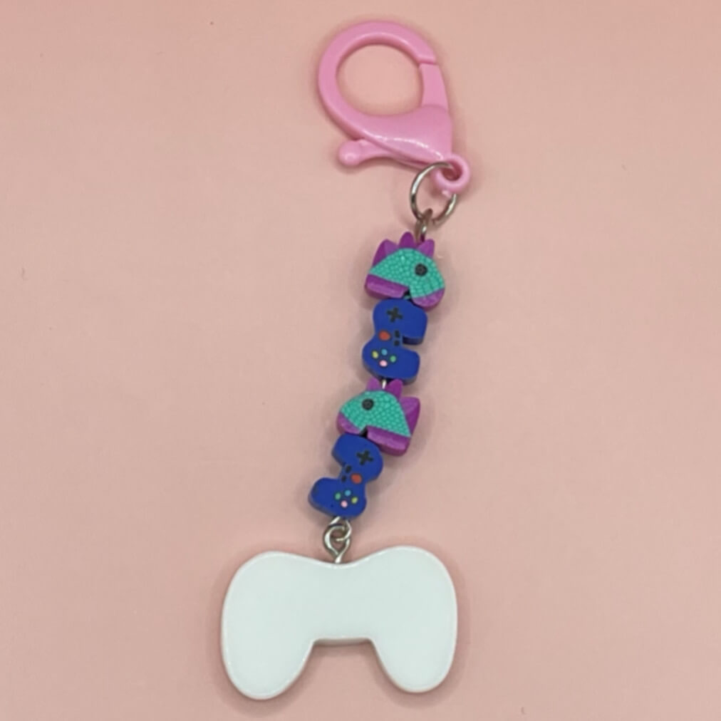 Unicorn Gamer Keychain