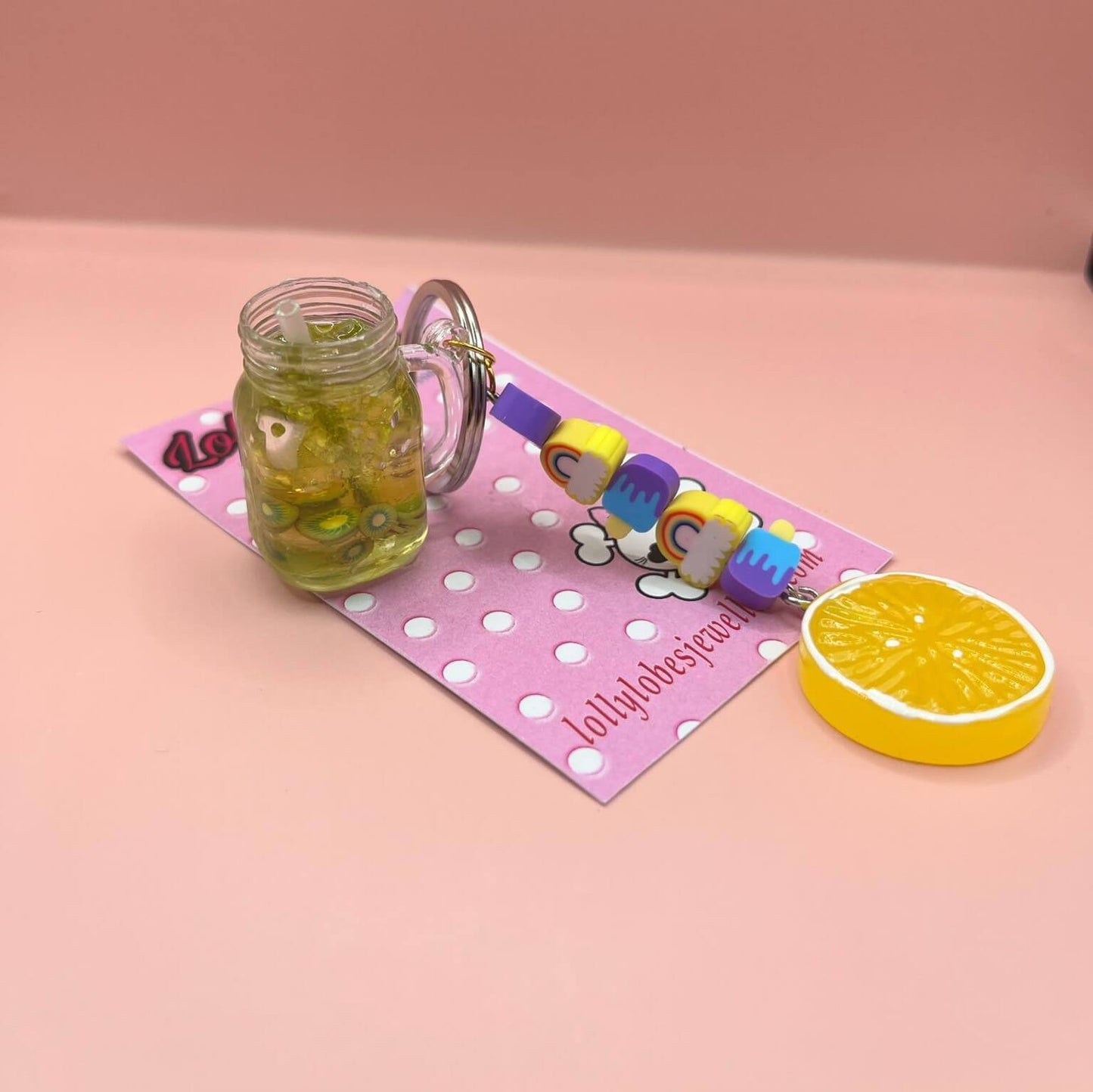 Citrus Summer Keychain