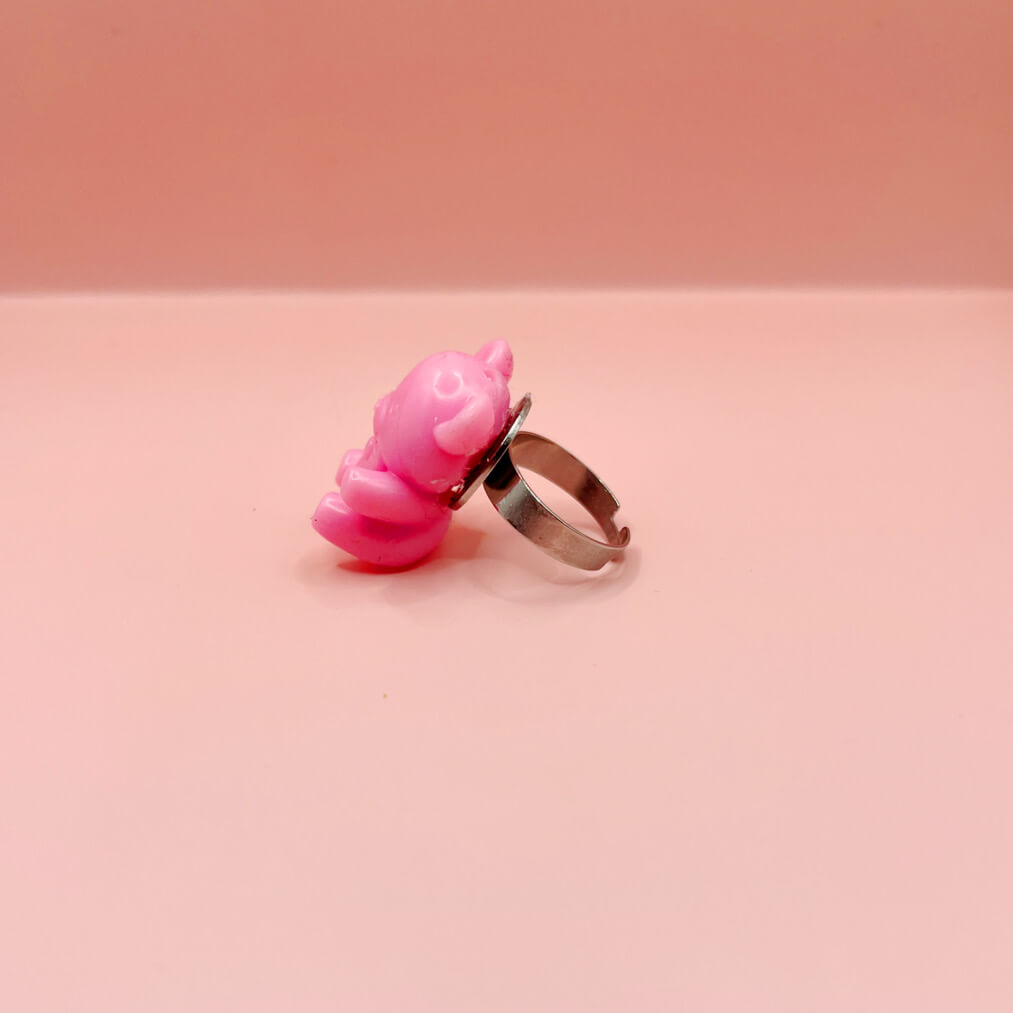 Pink Teddy Ring