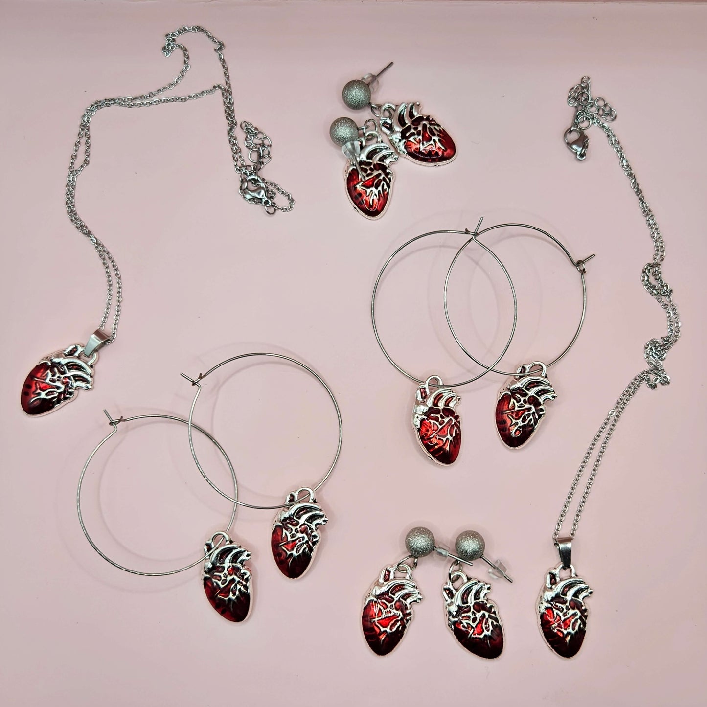 Anatomical Valentine Heart Hoops