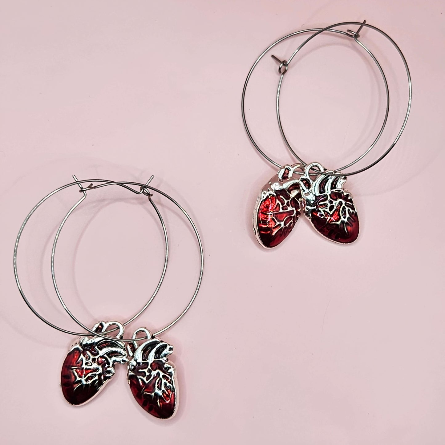 Anatomical Valentine Heart Hoops