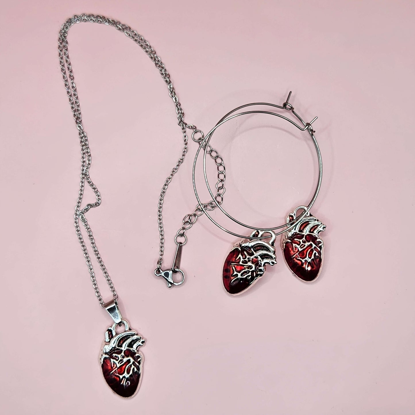 Anatomical Valentine Heart Hoops