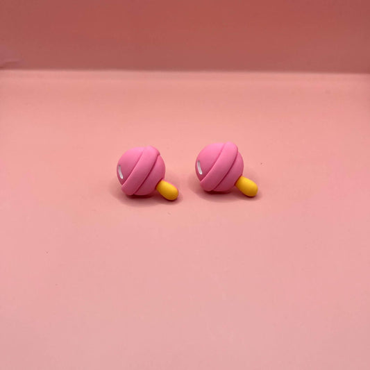 Pink Sucker Pop Studs